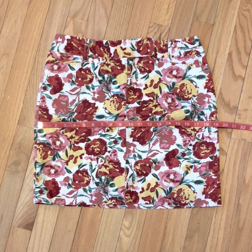 Ann Taylor Loft size 6 printed floral skirt